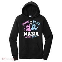 Gender reveal nana grandma Women's Hoodie thumb 0
