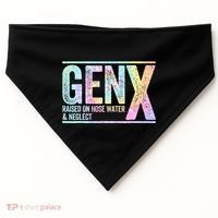 Genx Raised On Hose Water & Neglect USA-Made Doggie Bandana thumb 0
