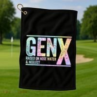 Genx Raised On Hose Water & Neglect Golf Towel thumb 1