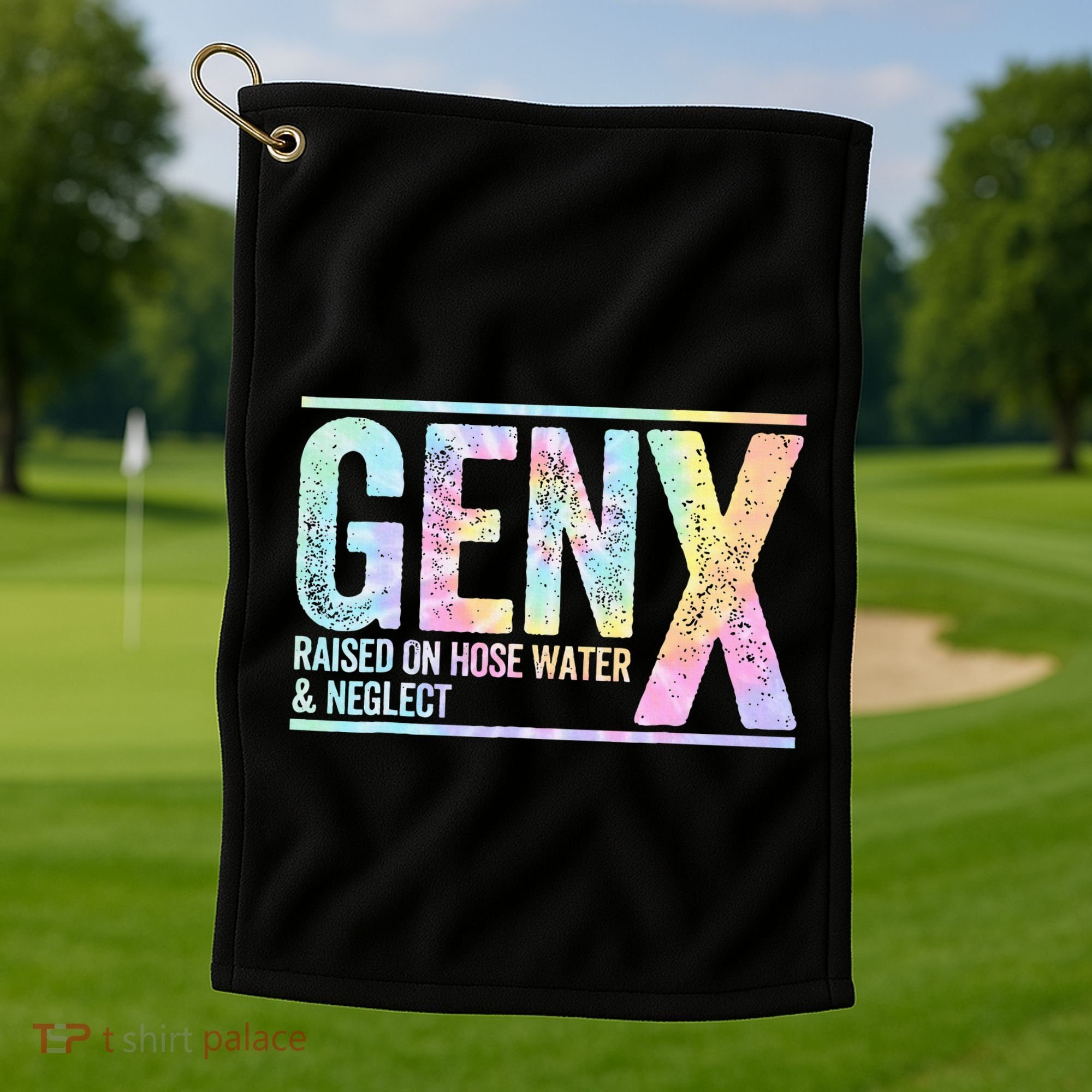Genx Raised On Hose Water & Neglect Golf Towel