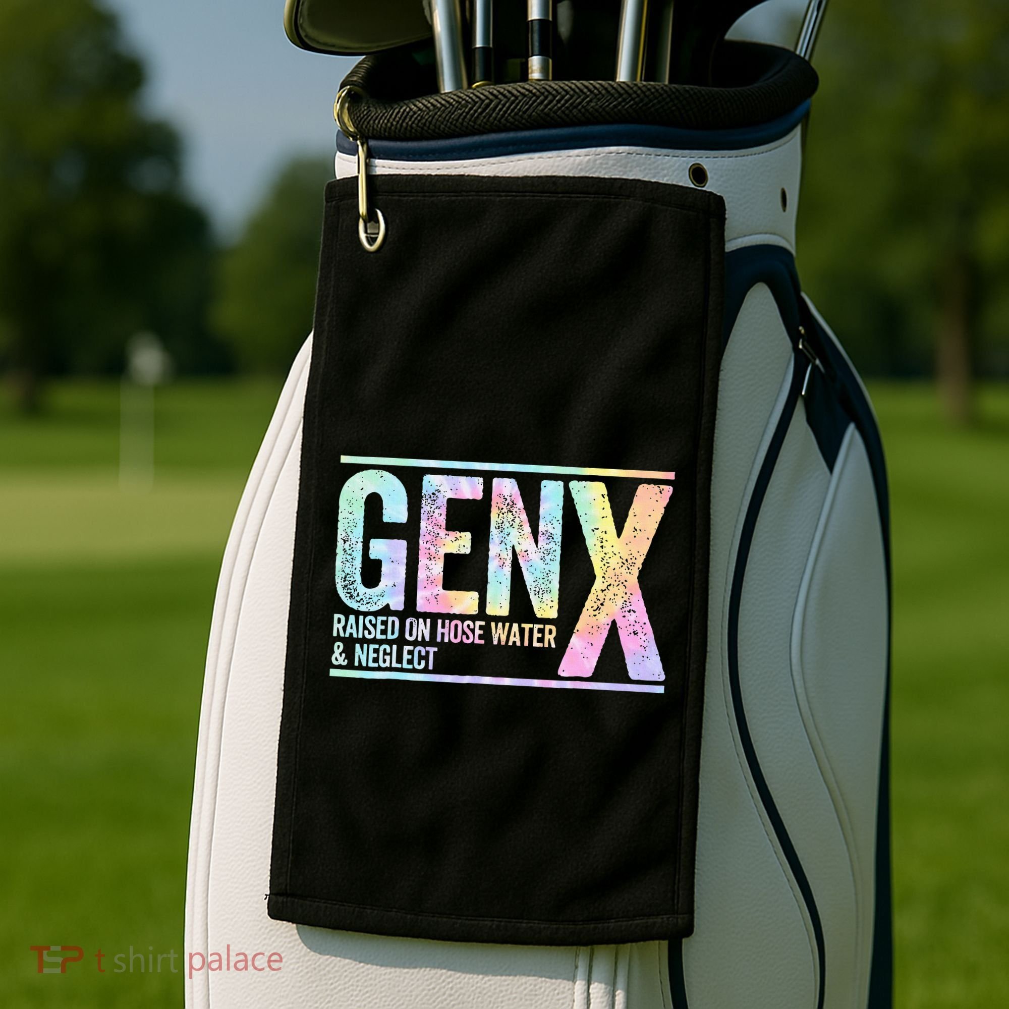 Genx Raised On Hose Water & Neglect Golf Towel