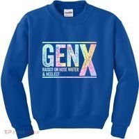 Genx Raised On Hose Water & Neglect Kids Sweatshirt thumb 0