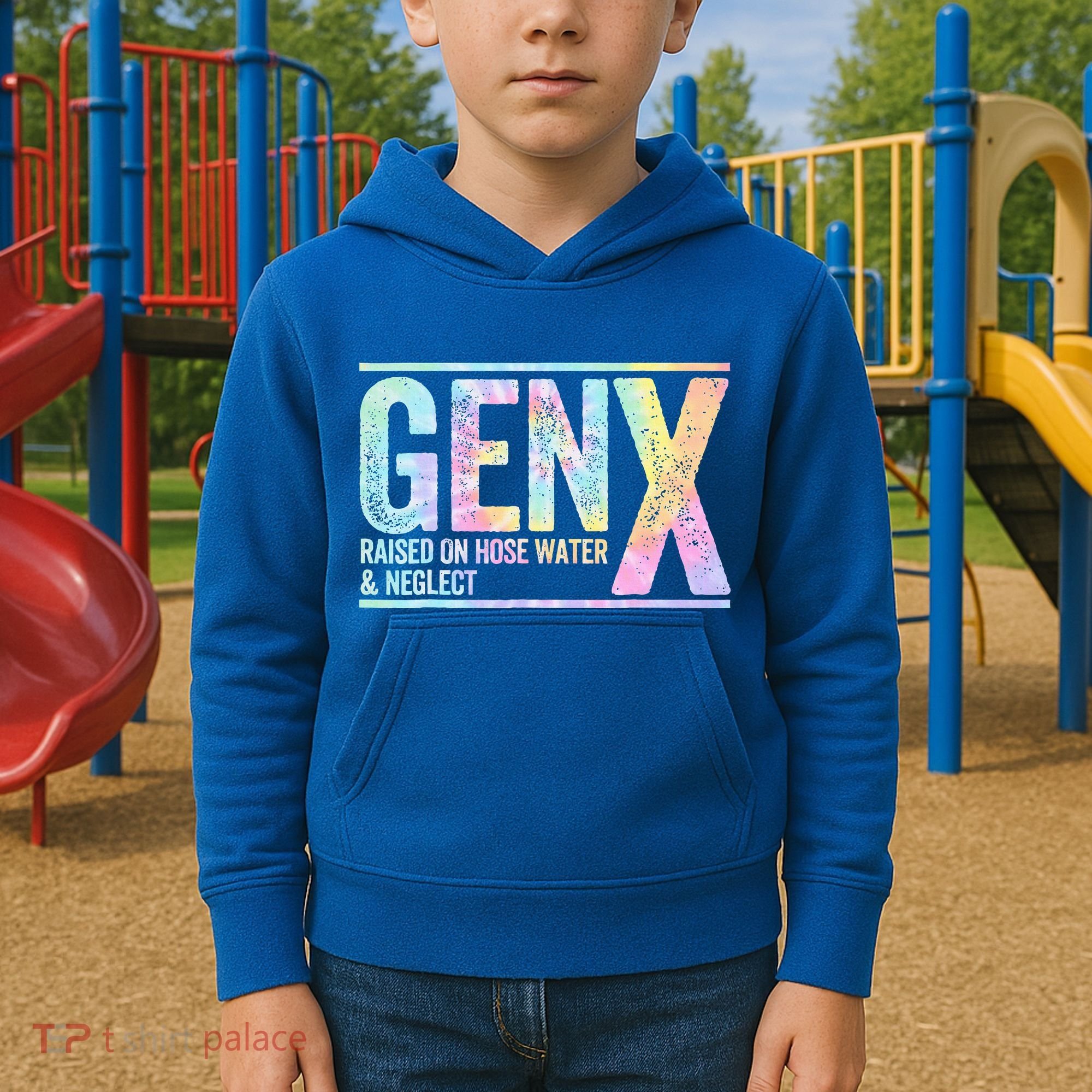 Genx Raised On Hose Water & Neglect Kids Hoodie