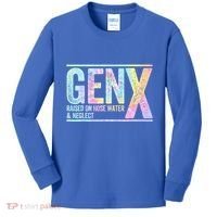 Genx Raised On Hose Water & Neglect Kids Long Sleeve Shirt thumb 0