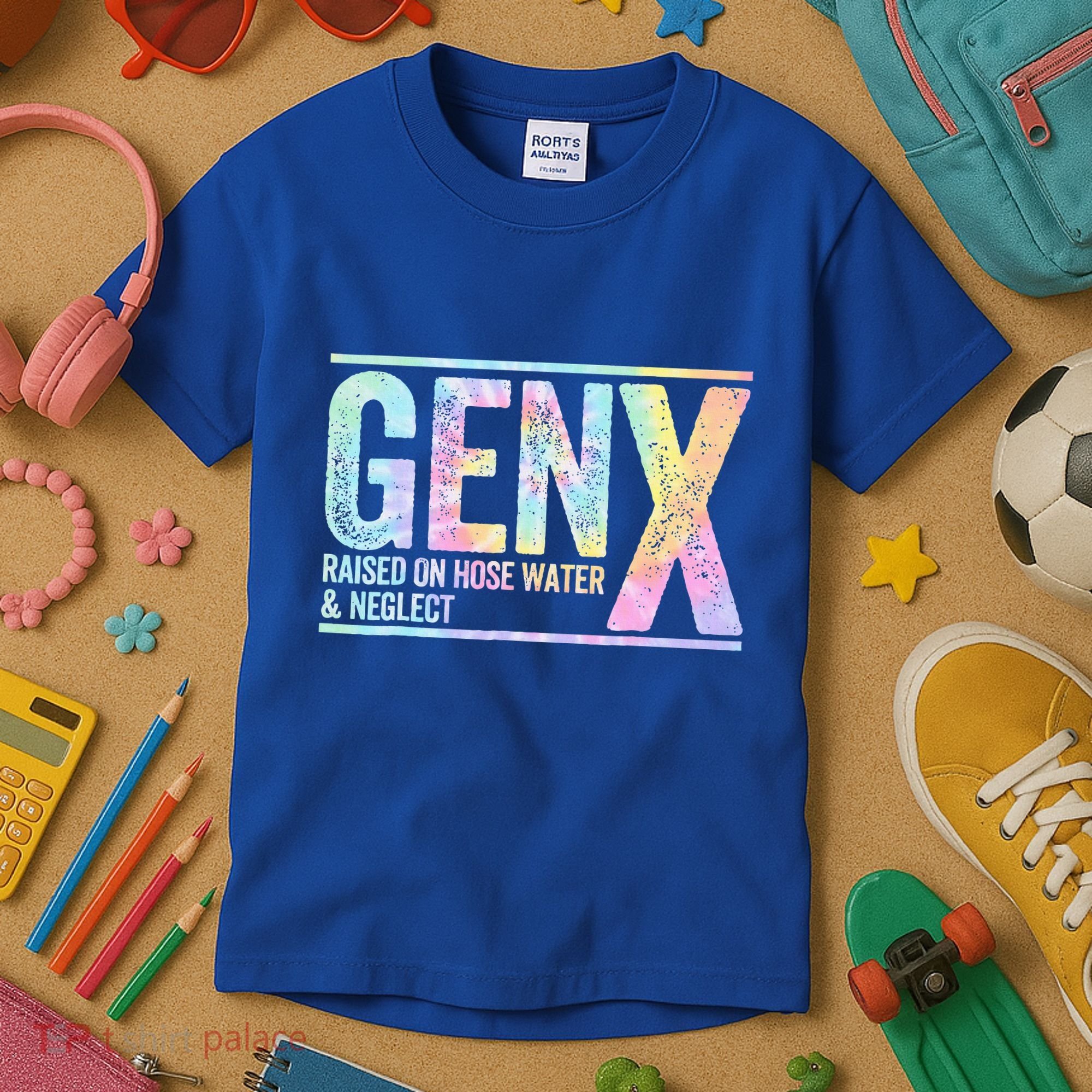 Genx Raised On Hose Water & Neglect Kids T-Shirt