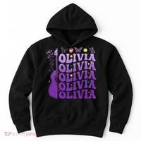 Girl Retro Olivia First Name Personalized Hoodie thumb 0