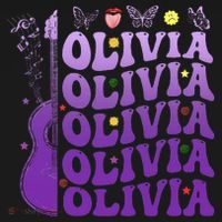 Girl Retro Olivia First Name Personalized Apron thumb 3