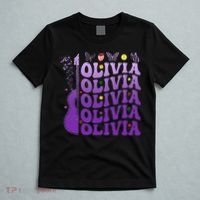 Girl Retro Olivia First Name Personalized T-Shirt thumb 5