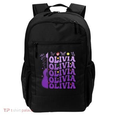 Girl Retro Olivia First Name Personalized Backpack