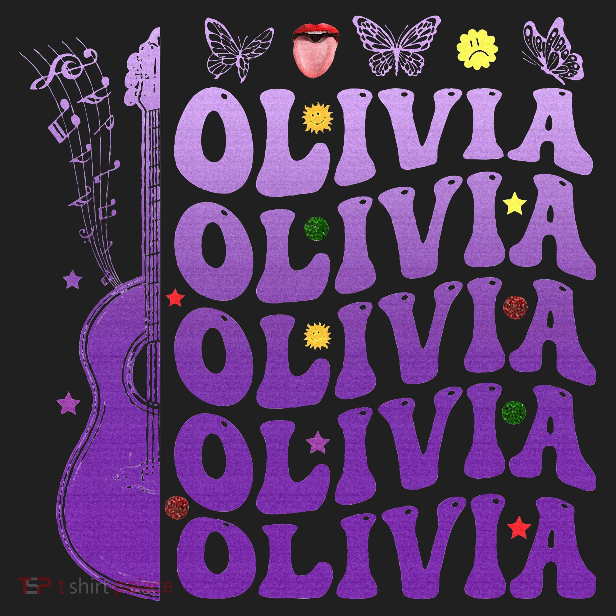Girl Retro Olivia First Name Personalized Tumbler