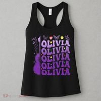 Girl Retro Olivia First Name Personalized Women's Tank Top thumb 3