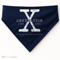 Genx Raised On Hose Water And Neglect Humor USA-Made Doggie Bandana thumb 0