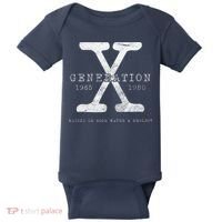 Genx Raised On Hose Water And Neglect Humor Baby Bodysuit thumb 0