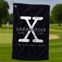 Genx Raised On Hose Water And Neglect Humor Golf Towel thumb 1