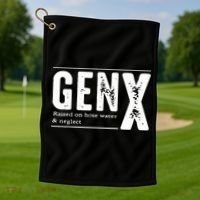 Genx Raised On Hose Water Neglect Golf Towel thumb 1