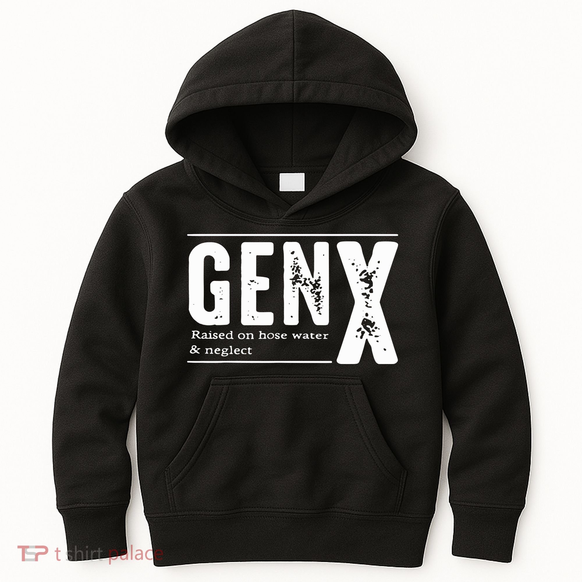 Genx Raised On Hose Water Neglect Kids Hoodie