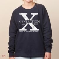 Genx Raised On Hose Water And Neglect Humor Women's Sweatshirt thumb 0