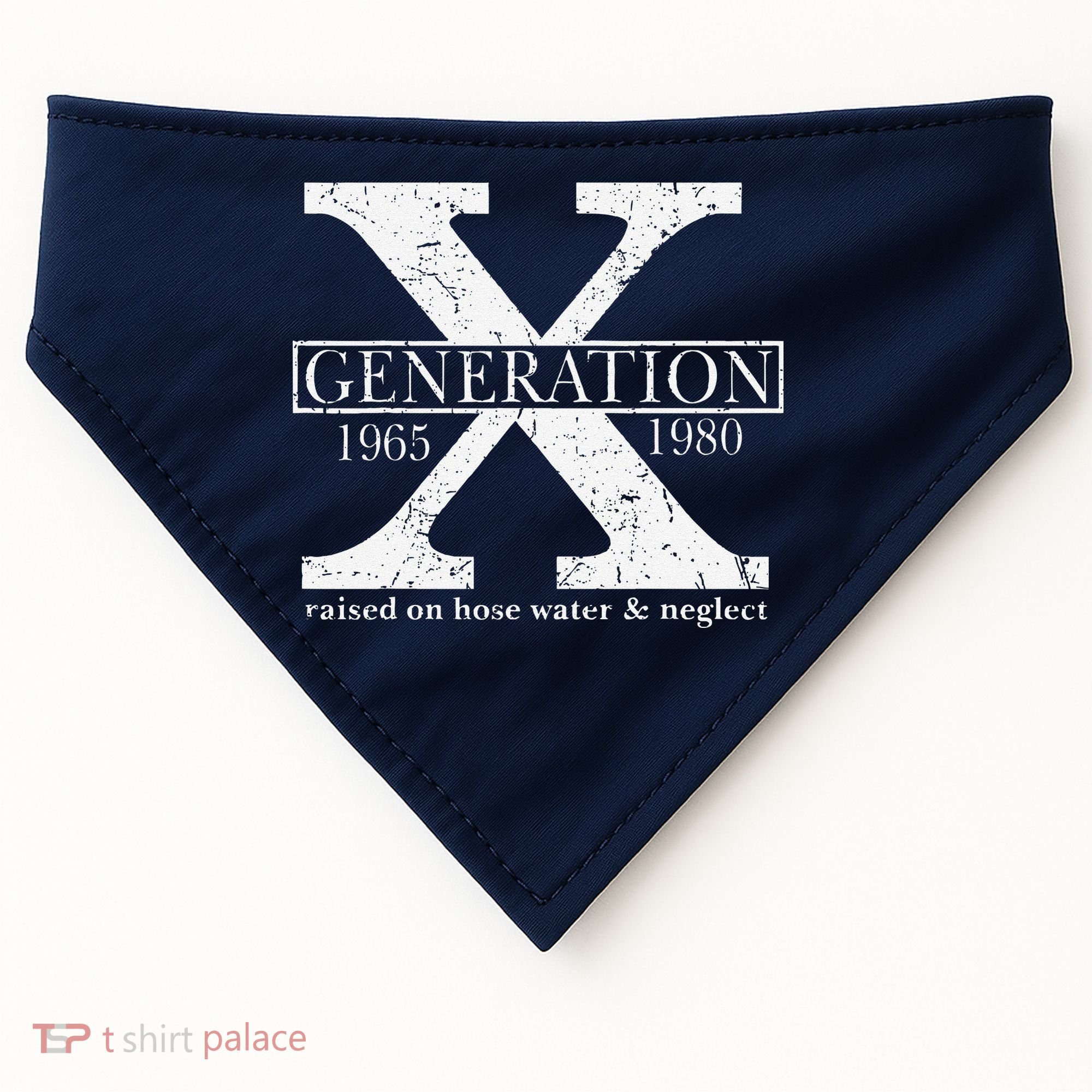 Genx Raised On Hose Water And Neglect Humor USA-Made Doggie Bandana