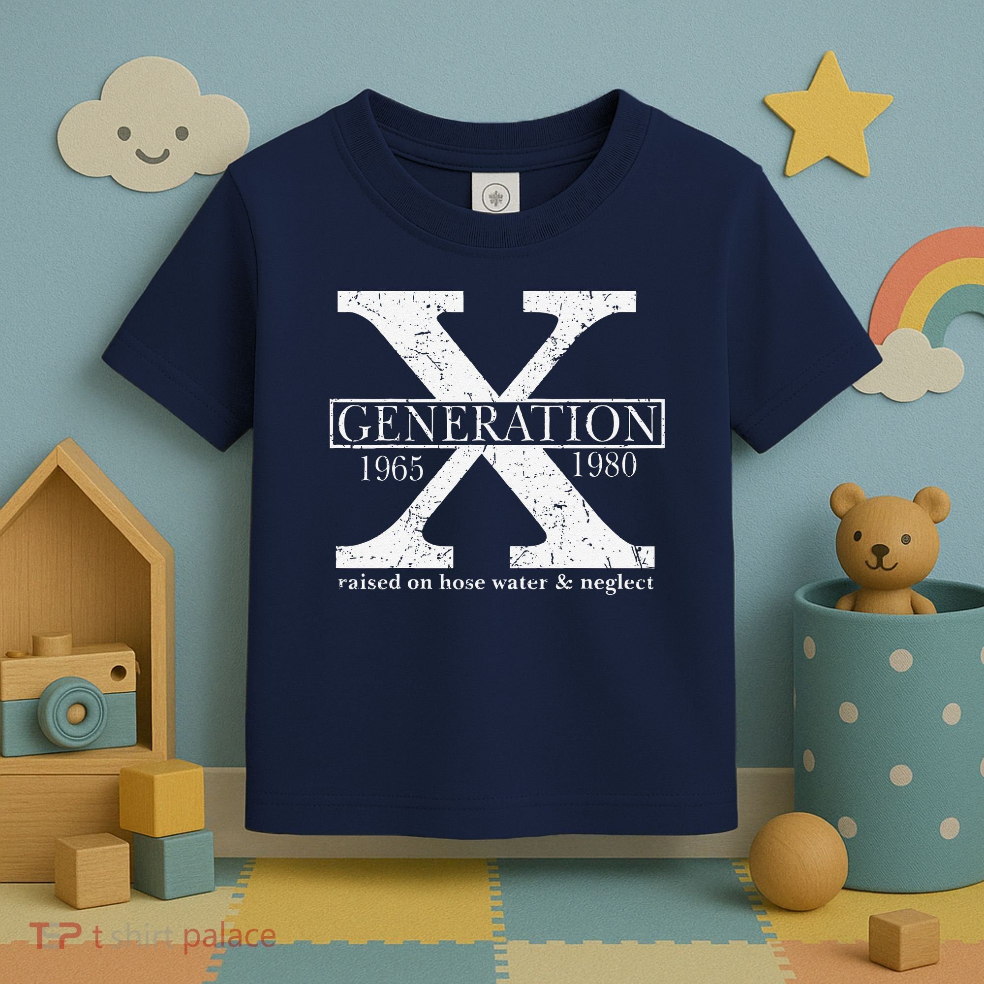 Genx Raised On Hose Water And Neglect Humor Toddler T-Shirt