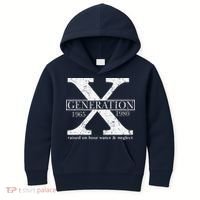 Genx Raised On Hose Water And Neglect Humor Kids Hoodie thumb 0