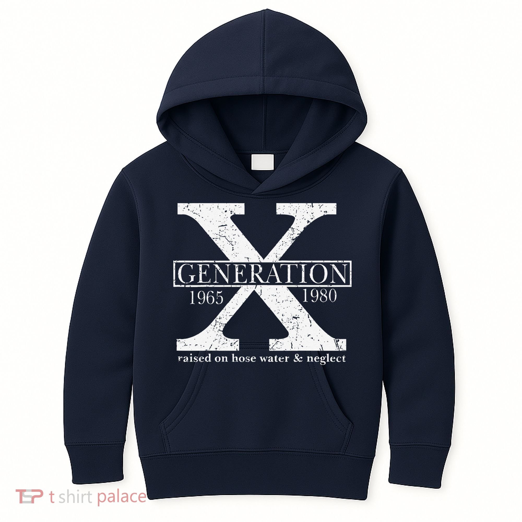 Genx Raised On Hose Water And Neglect Humor Kids Hoodie