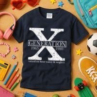 Genx Raised On Hose Water And Neglect Humor Kids T-Shirt thumb 3