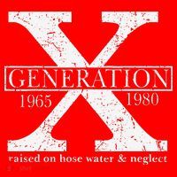 Genx Raised On Hose Water And Neglect Humor Santa Hat thumb 1