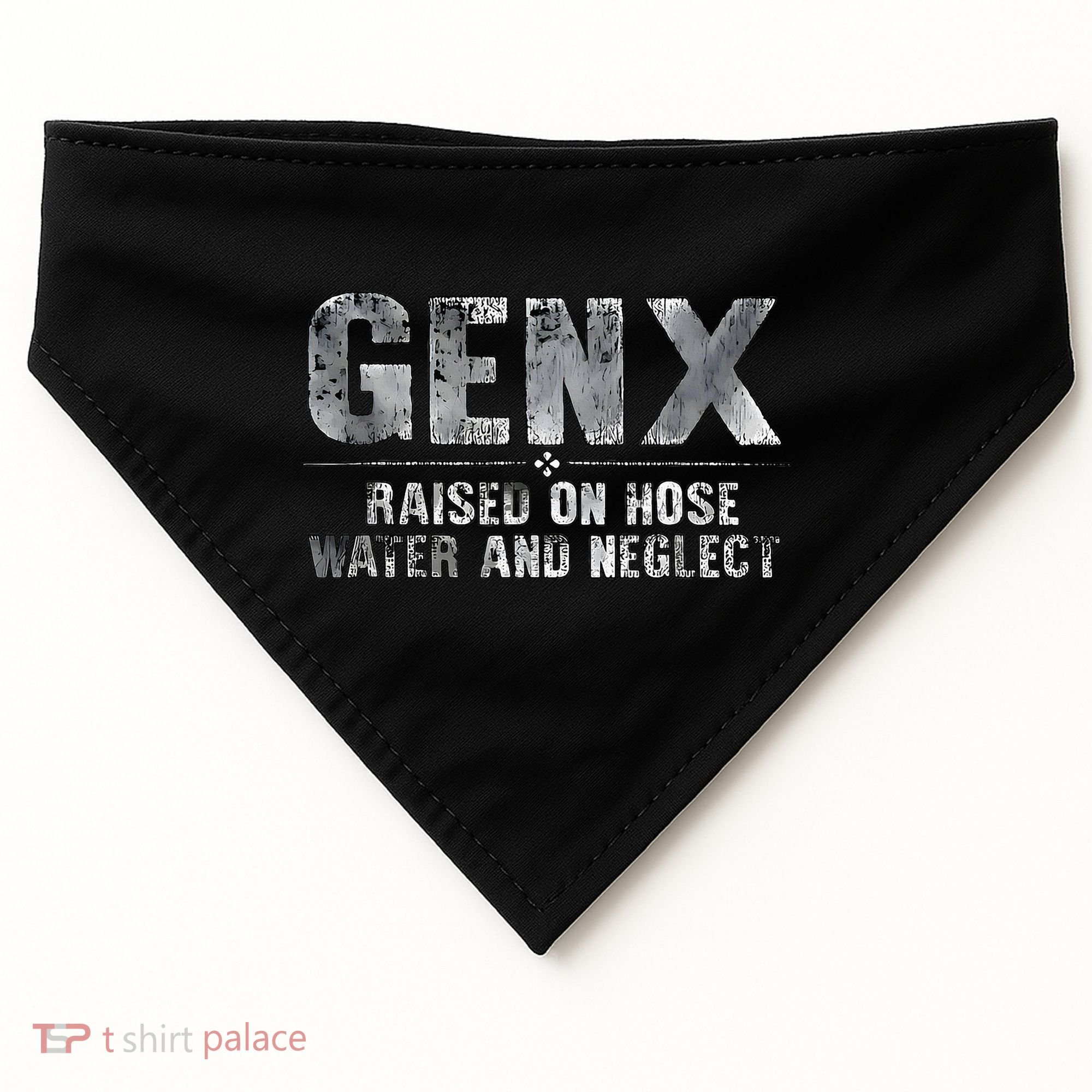 genx raised on hose water and neglect USA-Made Doggie Bandana