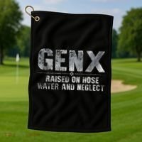 genx raised on hose water and neglect Golf Towel thumb 1