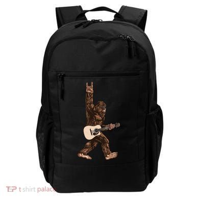 Guitar Rock On Sasquatch Big Foot Backpack