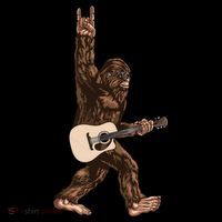 Guitar Rock On Sasquatch Big Foot Coffee Mug thumb 5