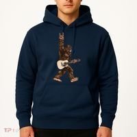 Guitar Rock On Sasquatch Big Foot Hoodie thumb 2
