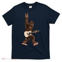 Guitar Rock On Sasquatch Big Foot T-Shirt thumb 0