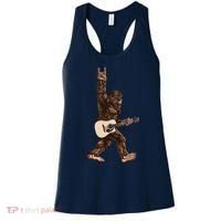 Guitar Rock On Sasquatch Big Foot Women's Tank Top thumb 0