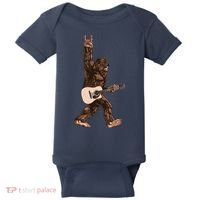 Guitar Rock On Sasquatch Big Foot Baby Bodysuit thumb 0