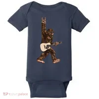 Guitar Rock On Sasquatch Big Foot Baby Bodysuit thumb 0