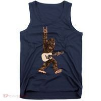 Guitar Rock On Sasquatch Big Foot Tank Top thumb 0