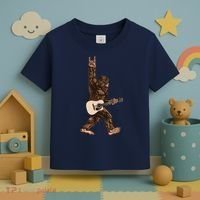 Guitar Rock On Sasquatch Big Foot Toddler T-Shirt thumb 3