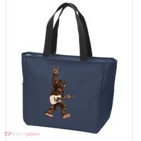 Guitar Rock On Sasquatch Big Foot Tote Bag thumb 3
