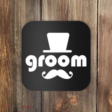 Groom Bachelor Party Coaster