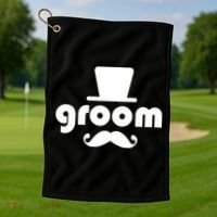 Groom Bachelor Party Golf Towel thumb 1