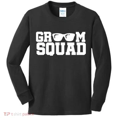 Groom Squad Kids Long Sleeve Shirt