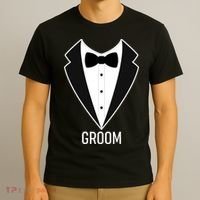 Groom Wedding Tuxedo T-Shirt thumb 3