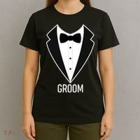 Groom Wedding Tuxedo T-Shirt thumb 4