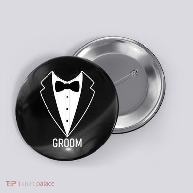 Groom Wedding Tuxedo Button