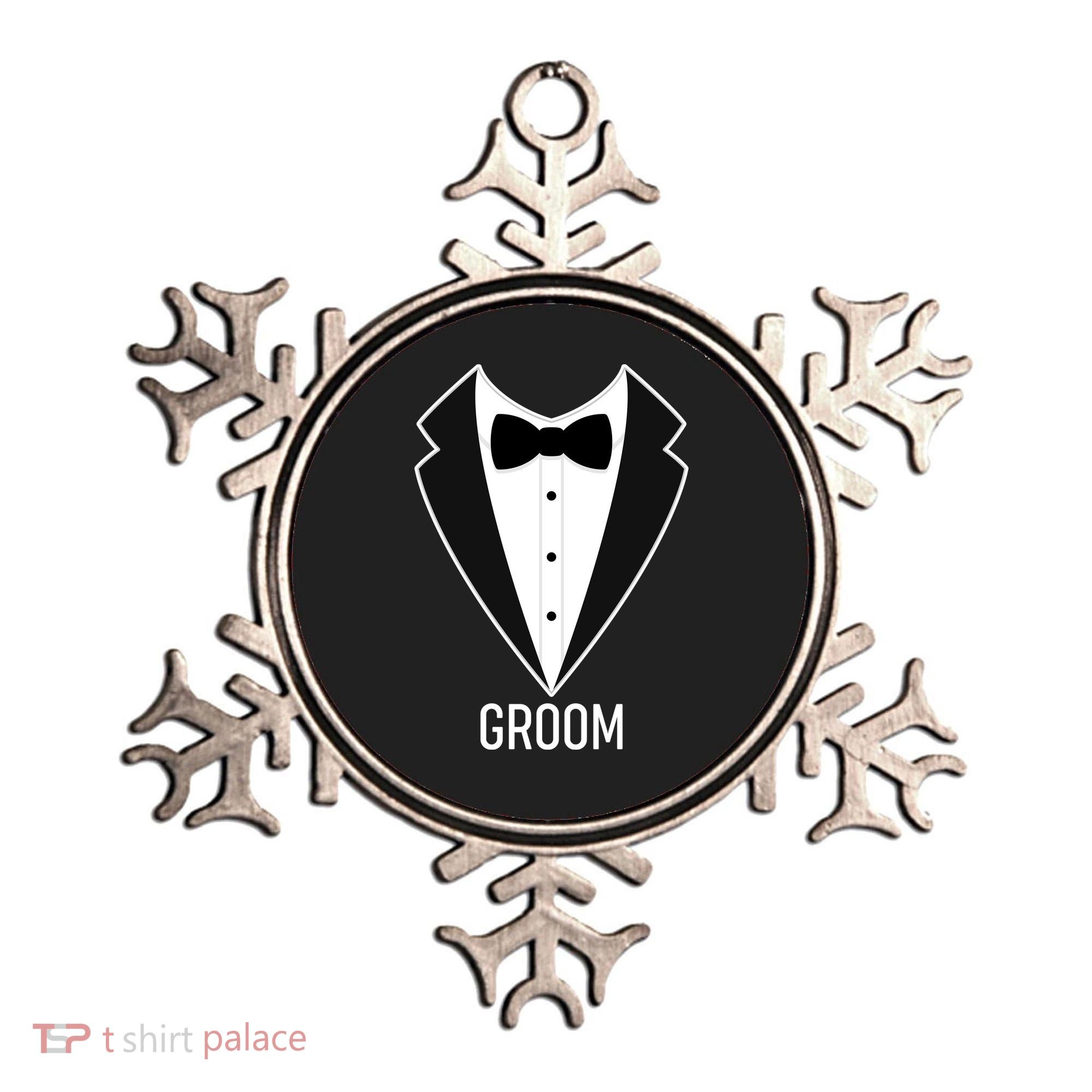 Groom Wedding Tuxedo Ornament