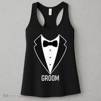 Groom Wedding Tuxedo Women's Tank Top thumb 3