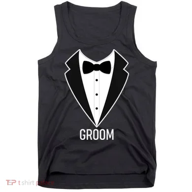 Groom Wedding Tuxedo Tank Top