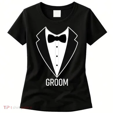 Groom Wedding Tuxedo Women's T-Shirt