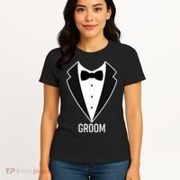 Groom Wedding Tuxedo Women's T-Shirt thumb 4